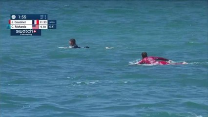 Adrénaline - Surf : Jorgann Couzinet with an 8.17 Wave vs. C.Richards
