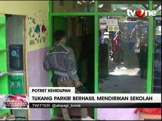 Tukang Parkir Dirikan Sekolah Gratis untuk Anak Tak Mampu