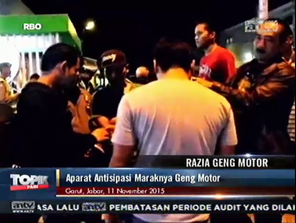 Razia Geng Motor, Aparat Sita Belasan Botol Miras