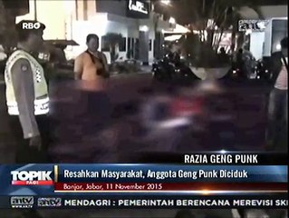 Resahkan Masyarakat, Anggota Geng 'Punk' Diamankan Polisi