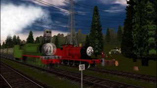 Unusual Thomas and Friends Animation Gordon Crashes into Logs Goes Wrong