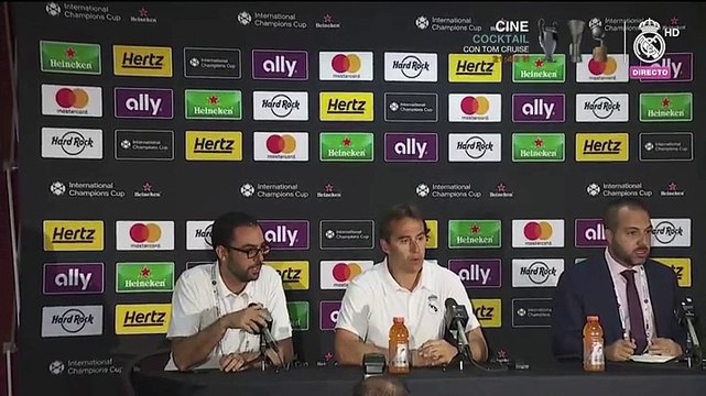 Julen Lopetegui analiza la victoria del Real Madrid ante la Juventus