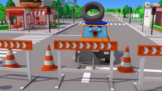 Fast Racing Cars for Kids in Car Cartoon Video for Children!