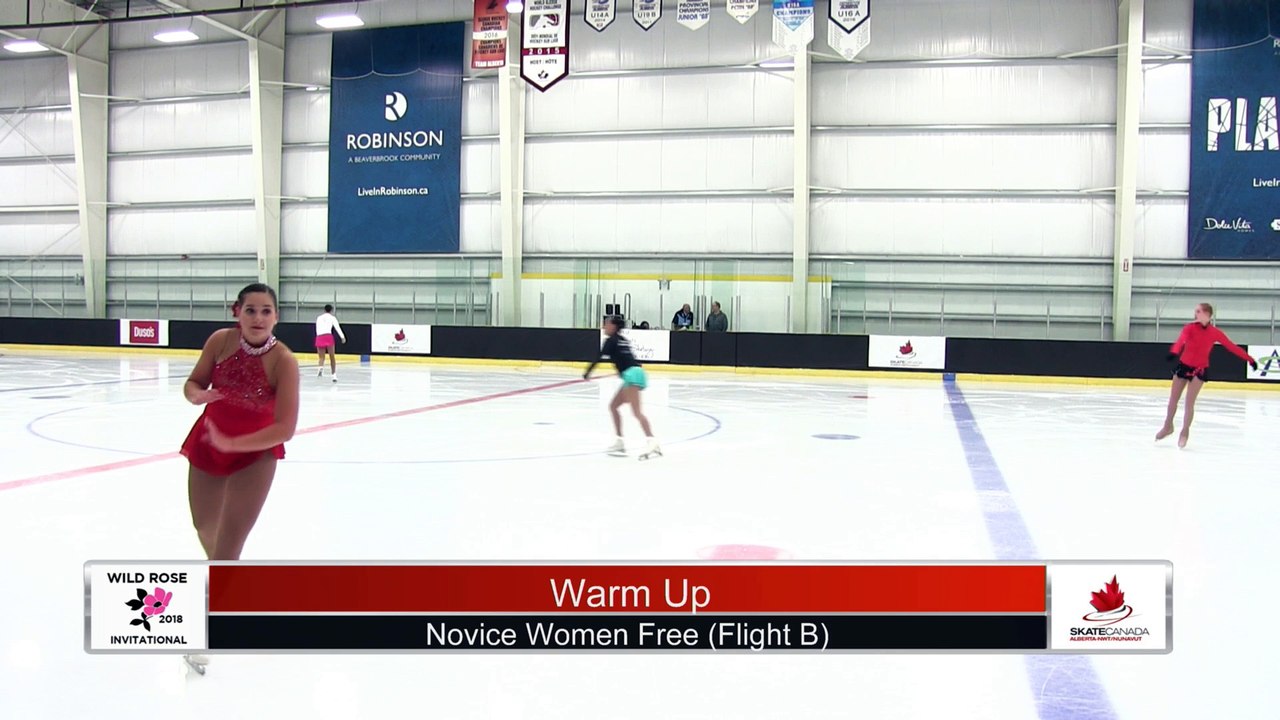 Novice Women Flight B - Free Program - 2018 Wild Rose Invitational- Robinsons Arena