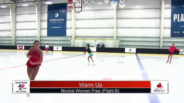 Novice Women Flight B - Free Program - 2018 Wild Rose Invitational- Robinsons Arena