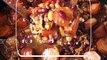 SLOW COOKER KIELBASA and BARBECUE BEANS is the perfect chilly day recipe! Made with three different beans, molasses, bacon, and kielbasa – it’s pure comfort foo