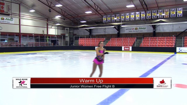 Junior Women Flight B Free Program - 2018 Wild Rose Invitational- Sobeys Arena