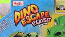 Dinosaurs toys Dino Escape Playset toy track set for Hot Wheels & Matchbox cars and trucks