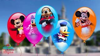 #Mickey Mouse #Balloons Finger #Family #Nursery #Rhymes #Lyrics