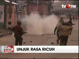 Protes Kematian Mahasiswa, Warga Kashmir Bentrok dengan Polisi