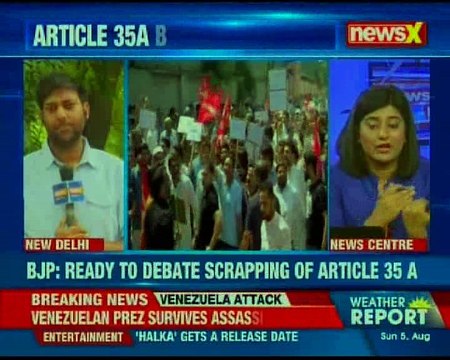 Supreme Court is all set to hear petitions challenging its validity on Article 35 on August 6