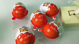 Kinder Surprise Eggs Playing with M&M Learn to count inspiration