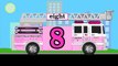 Number Counting Pink Fire Truck - Firetrucks Count 1 to 10 for Children