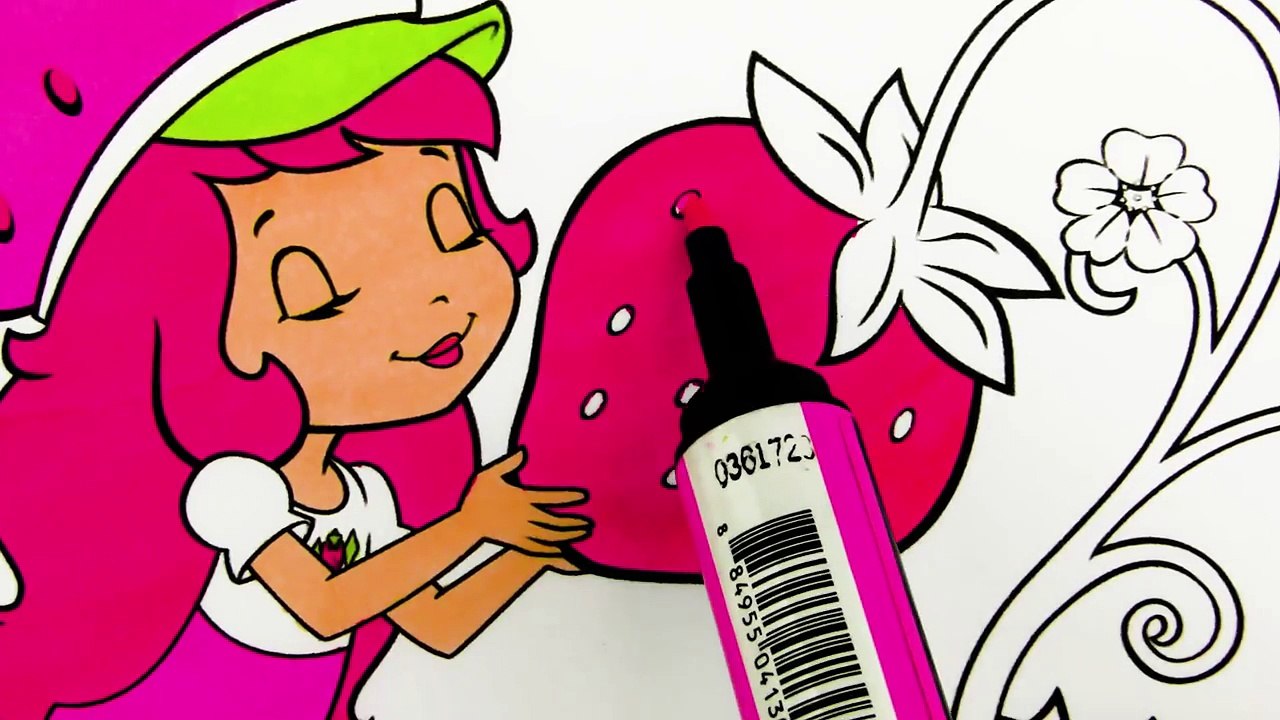 Strawberry Shortcake Coloring Page Coloring Book Markers Videos For Children