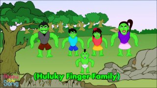 HULK Finger Family Nursery Rhyme