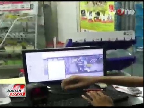 Aksi Perampokan Minimarket di Gowa Terekam CCTV