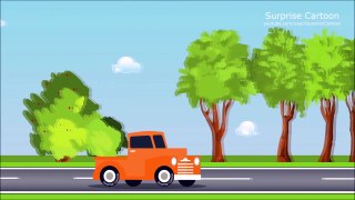 Learn Colors Pickup truck Cartoon for Kids