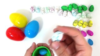 Learning Color Number Dinosaur Dino Eggs for kids preschooler toddler with Surprise Eggs T