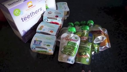 Our Experience Starting Solids at 5 Months + HUGE Baby Food Haul VEDA DAY 19