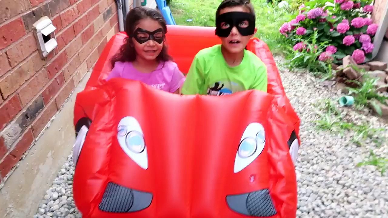 McDonald's drive thru prank funny kids  on disney cars mcQueen power wheels  ride on car