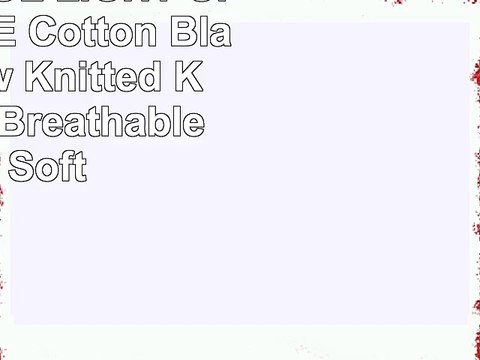 MEMORECOOL LIGHT UP YOUR HOME Cotton Blanket Throw Knitted Khaki Baby Breathable Full