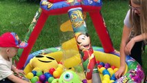 Ball Pit Fun, Shopping for Toys, Playground Fun! Learn Colors for Kids, Children, Babies
