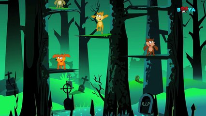 Five Big Werewolves | Nursery Rhymes | Kids Songs And Kids Video