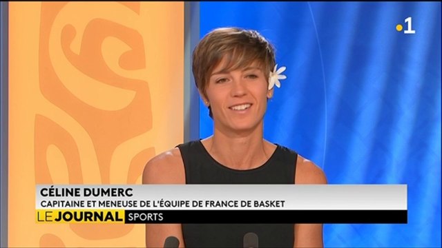 Invitée du journal : Céline Dumerc, capitaine de l'équipe de France de basket