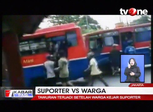Tawuran Maut Suporter Persita Vs Warga, Satu Orang Tewas