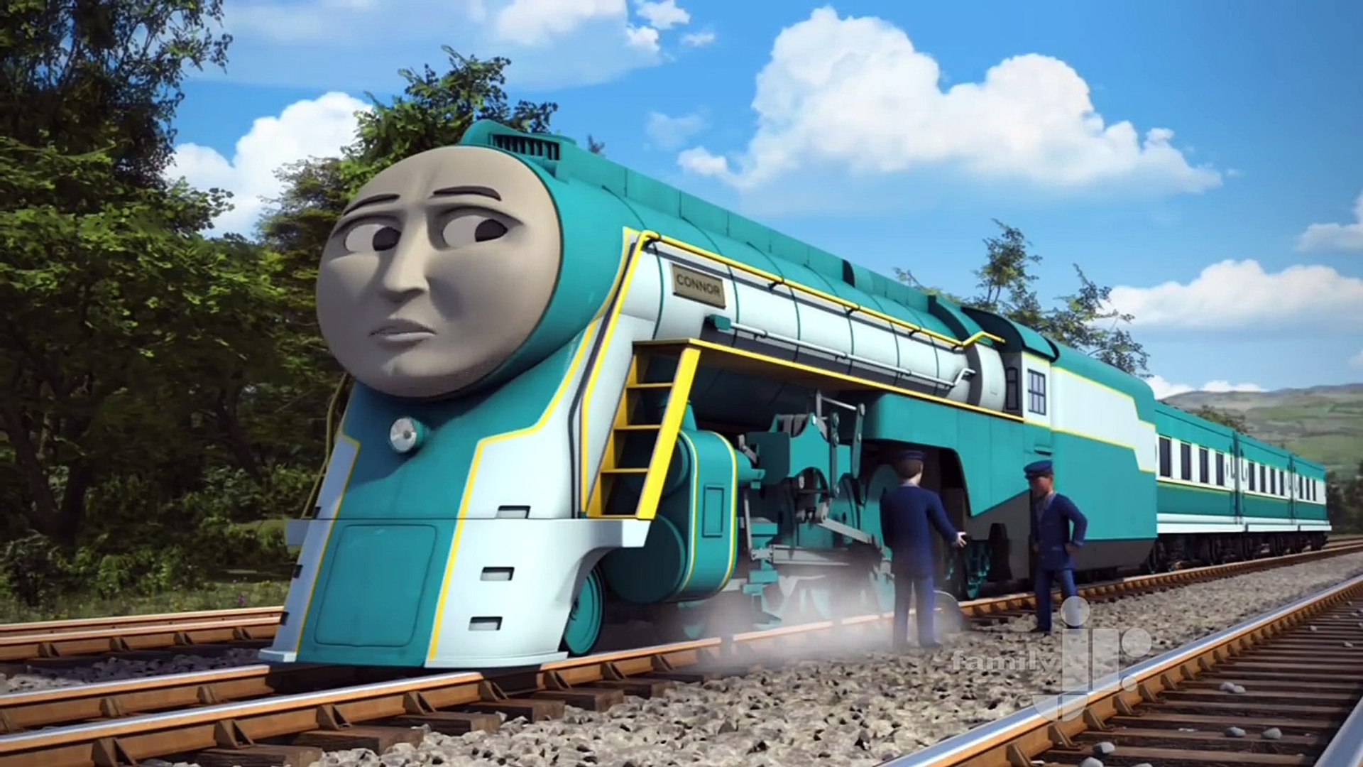 caitlin and connor thomas the train