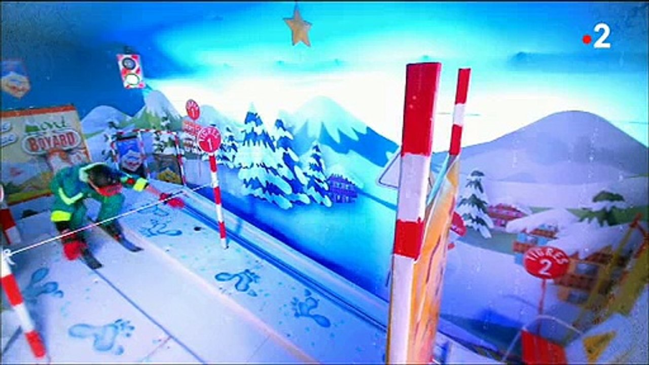 Fort Boyard : Les autres candidats hilares en regardant Maxime Guény en pleine galère à l'épreuve du ski - Regardez