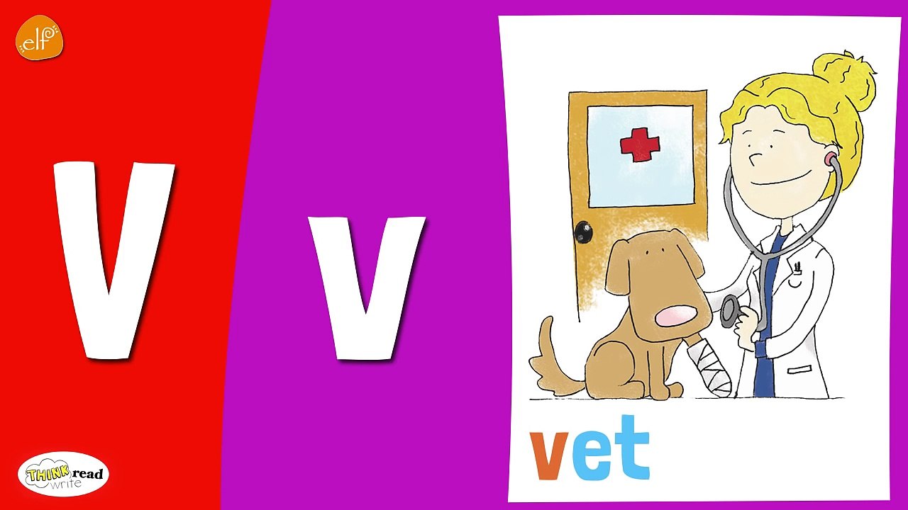 Letter V Price Phonics and Vocabulary Think Read Write Childrens Learning Videos