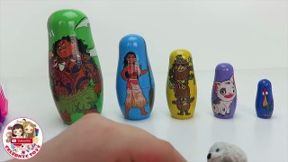 DISNEY MOANA Stacking Cups Toy Surprises Blind Box | Oceania Maui HeyHey Pua Kakamora