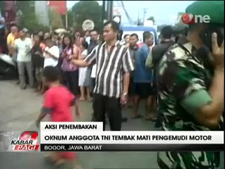 Download Video: Seorang Oknum TNI Tembak Mati Pengendara Motor