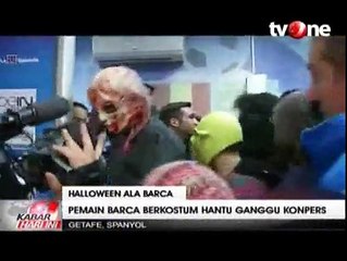 Perayaan Halloween Barca Ganggu Konferensi Pers Getafe