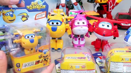 Super Wings Airplane Transformers English Learn Colors Slime Toy Surprise Eggs Toys