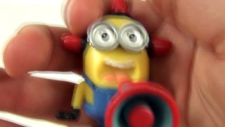 Despicable Me 2 Minion Fireman Action Figure Toy Review, Thinkway Toys