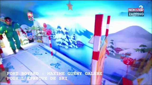 Fort Boyard : Maxme Guény galère en ski, les candidats morts de rire (Vidéo)