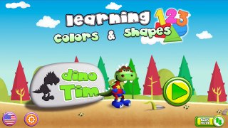 Dino Tim: Learning games about numbers, shapes and basic skills for school age kids and pr