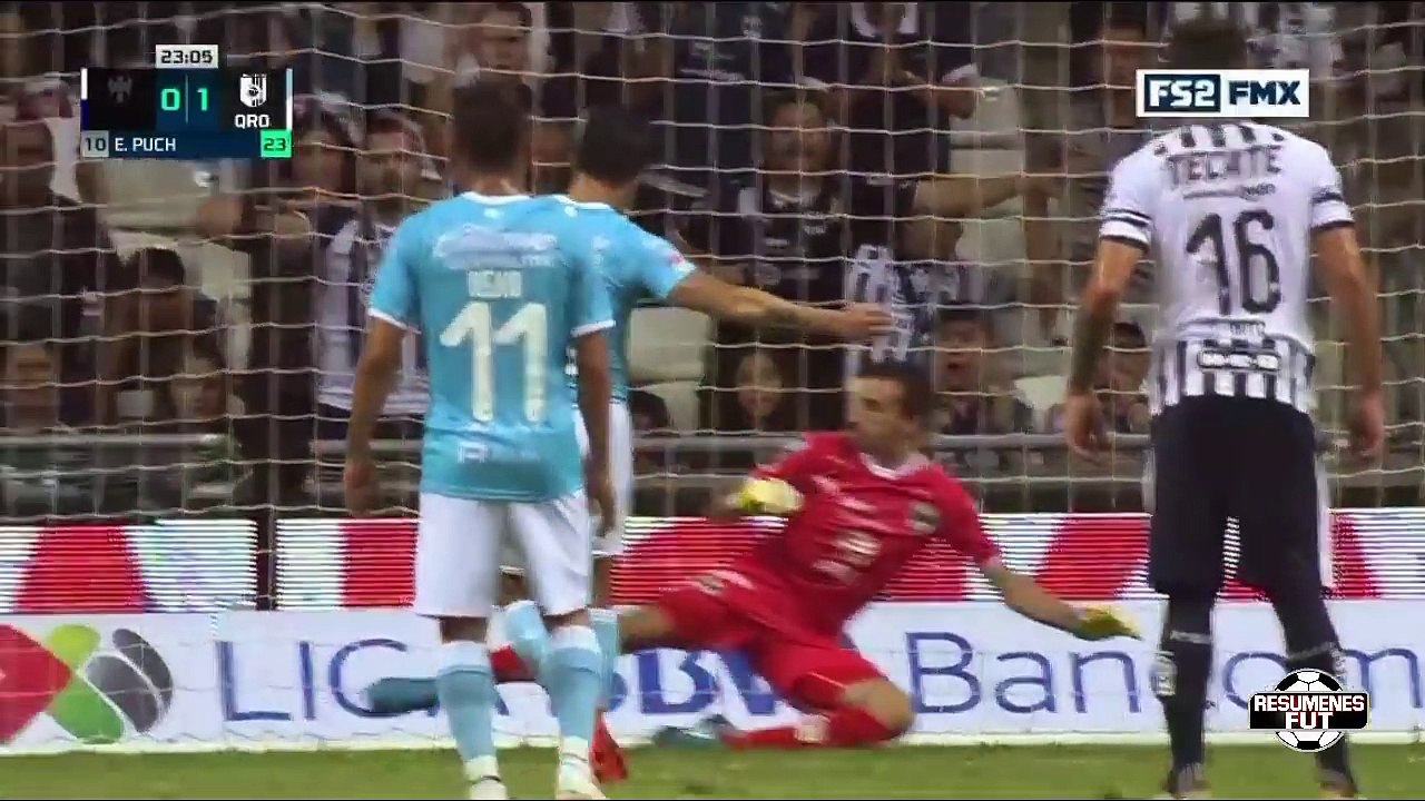Monterrey vs Queretaro 2-1 Resumen Goles Liga MX 2018
