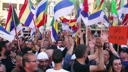 تظاهرة حاشدة لدروز اسرائيل احتجاجا على قانون "الدولة القومية"