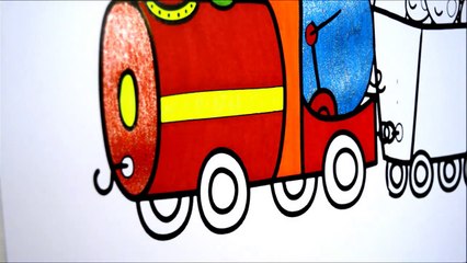 Peppa Pig and all her Friends on Grandpa Pig Train Coloring Book Pages Coloring Fun For Ki