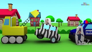 Train Cartoon for children Sergeant Cooper the Police Car Train for kids Toy Fory