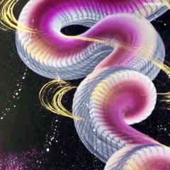 A magnificent dragon in one stroke of a brush. Credit: 一筆龍絵師　手島啓輔