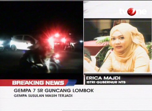 Peringatan Dini Tsunami Pasca Gempa Lombok 7,0 SR