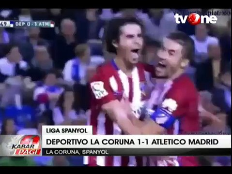 Deportivo La Coruna Tahan Imbang Atletico Madrid