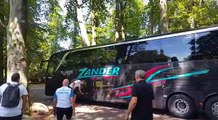 L'arrivo della Lazio a Marienfeld