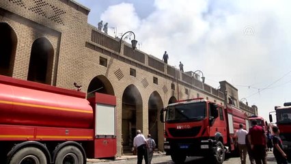 Erbil'in Kayseri Çarşısı'ndaki Yangın - Erbil