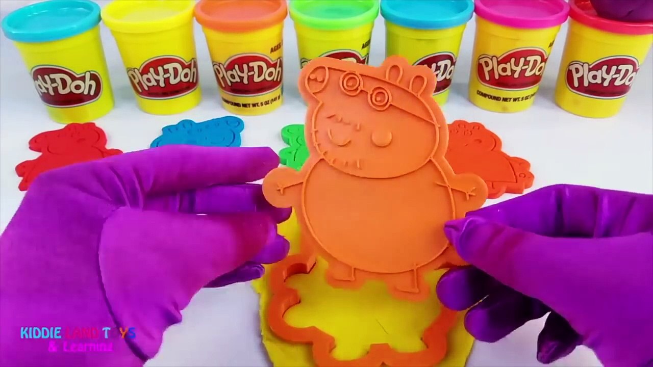 Learn Colors with Oddbods Peppa Pig Popups Melissa & Doug Nesting and Sorting Garages Poun