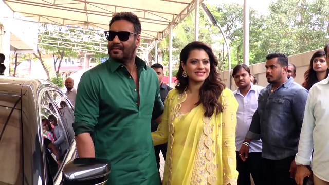 Ajay Devgn - Kajol's ROYAL ENTRY At 'Helicopter Eela' Trailer Launch